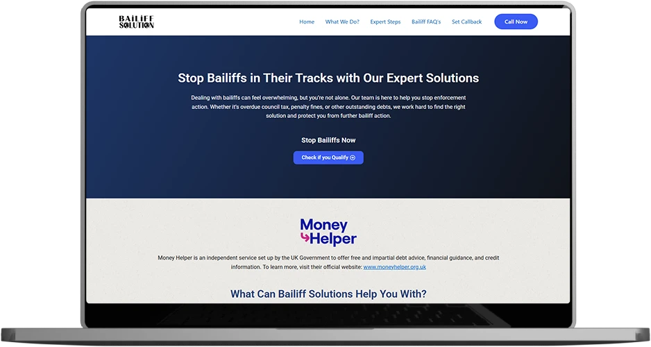 Bailiff Solution Mock-up