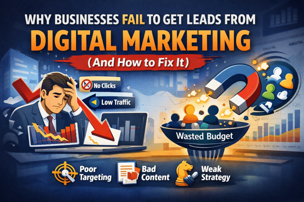 Business struggles with digital marketing
